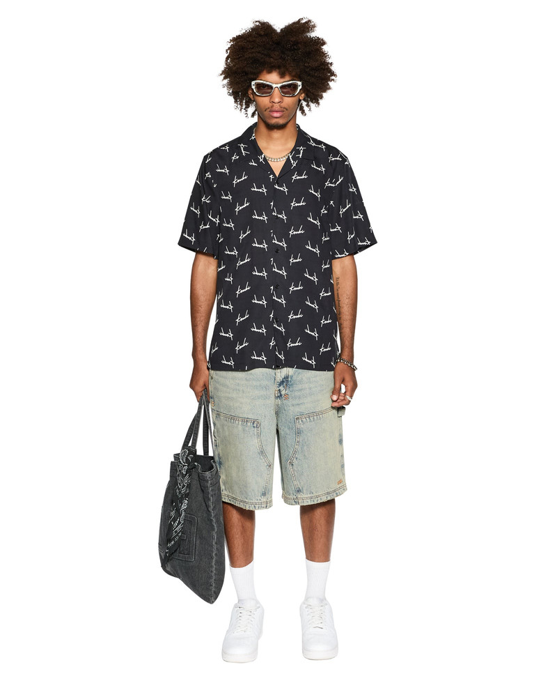 Ksubi SKRIPT RESORT SS SHIRT BLACK outlook