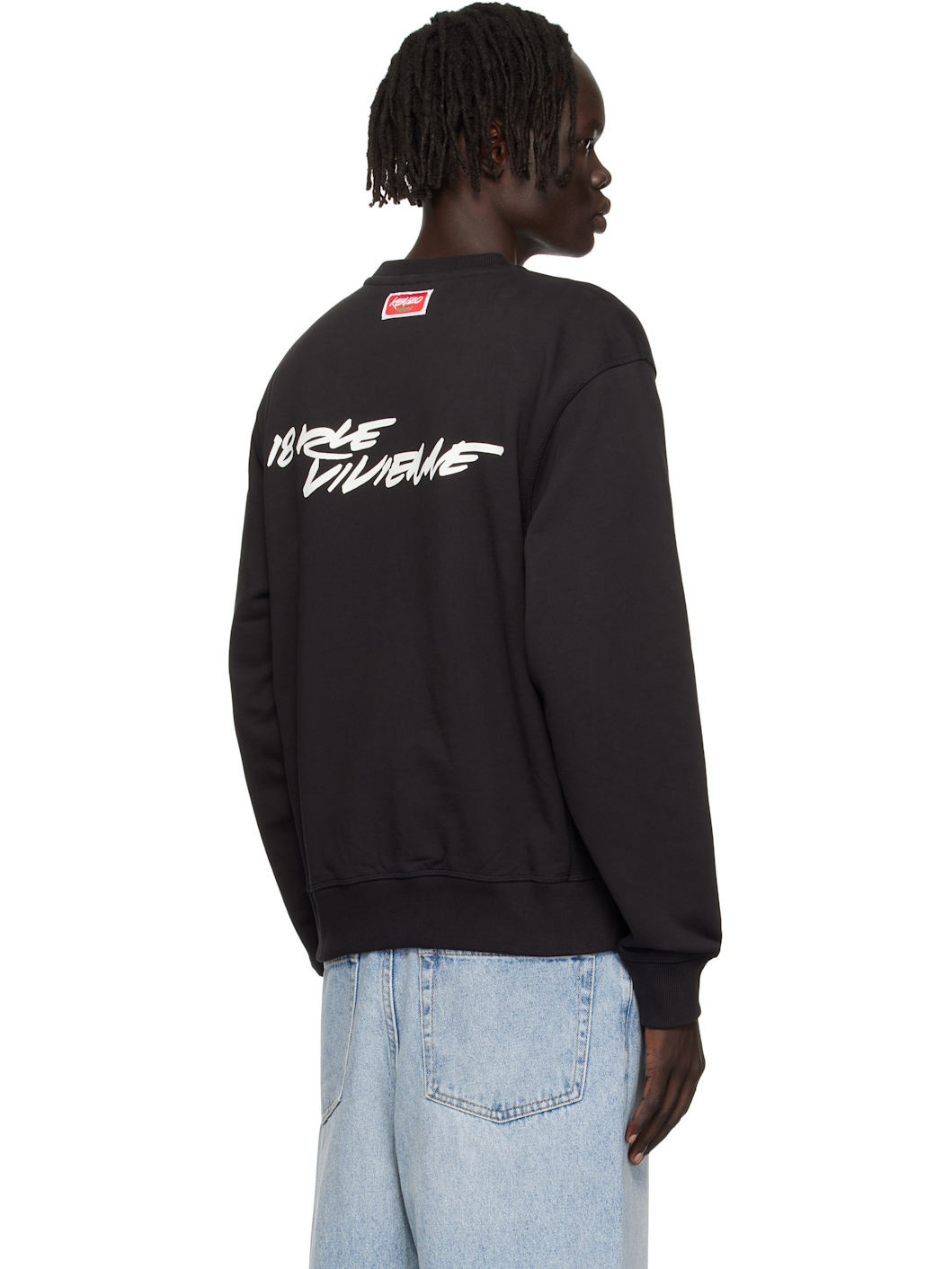 Black Kenzo Paris Futura 2000 Edition Cotton Sweatshirt - 3