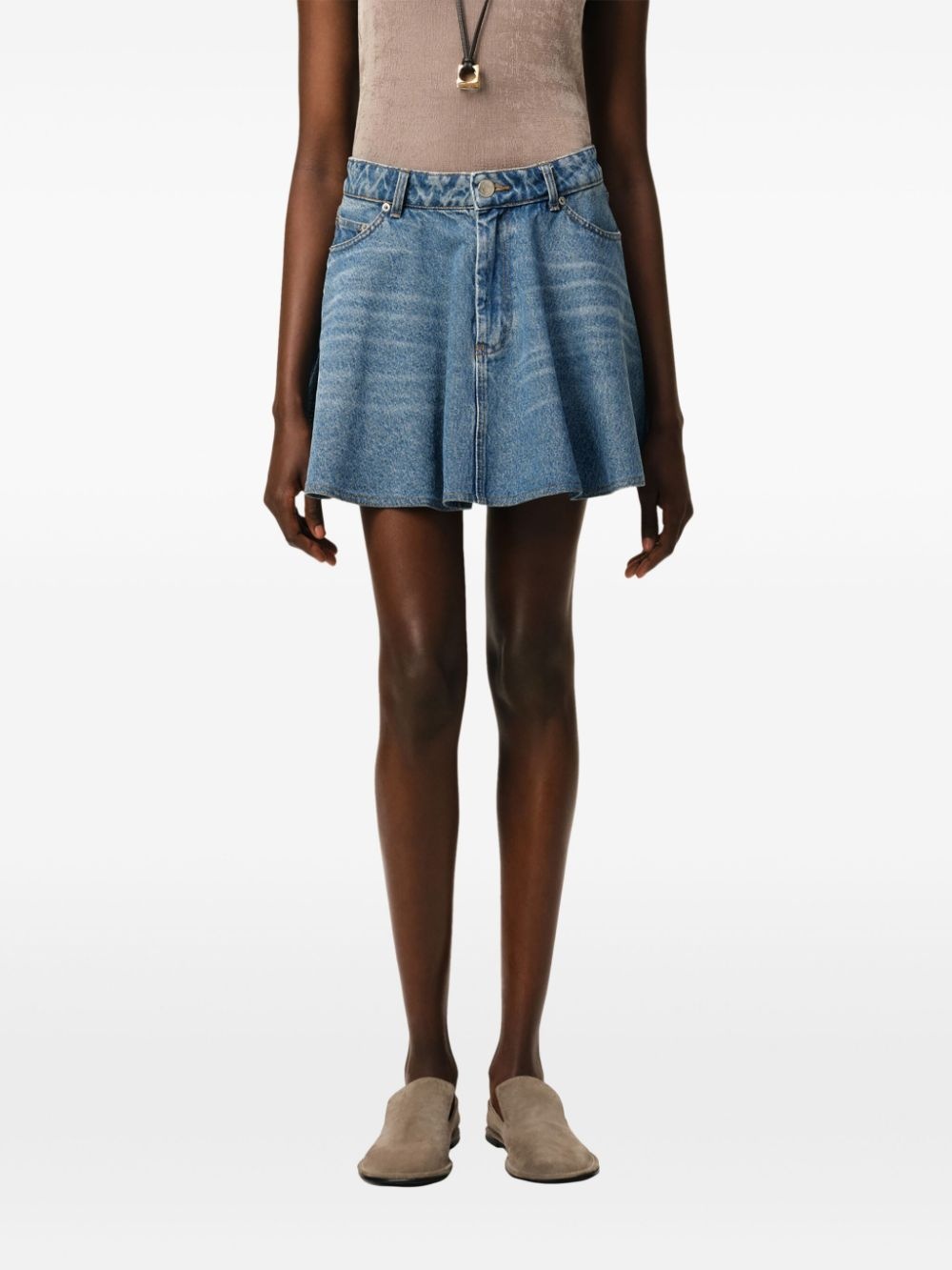 flared miniskirt - 5