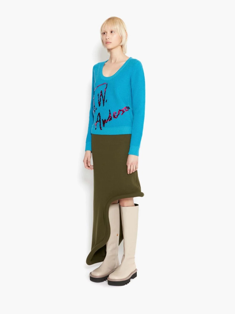 BUMPER-TUBE ASYMMETRIC SKIRT - 3