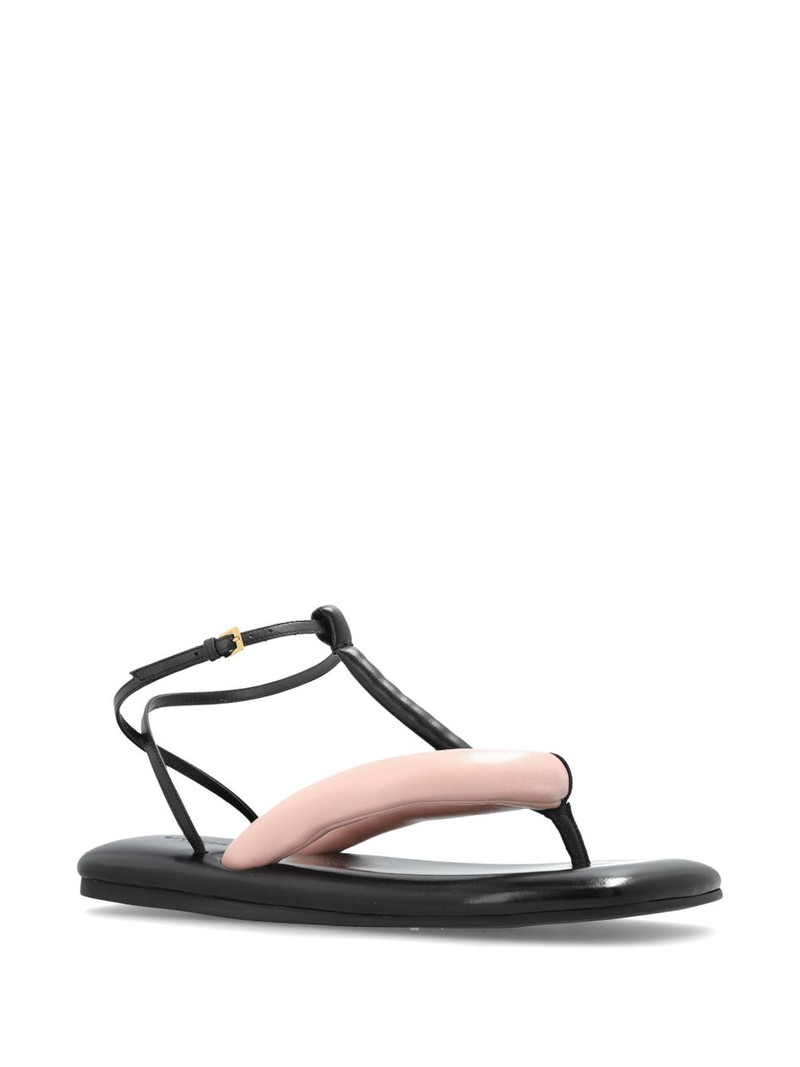 Givenchy Boudoir padded leather flip-flops outlook