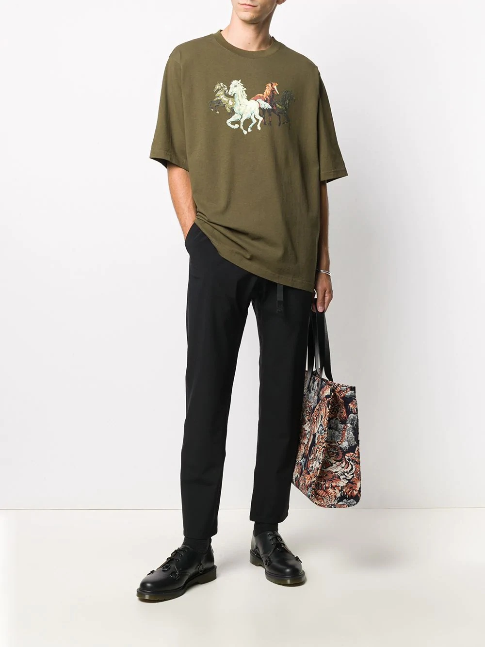 horse print T-shirt - 2