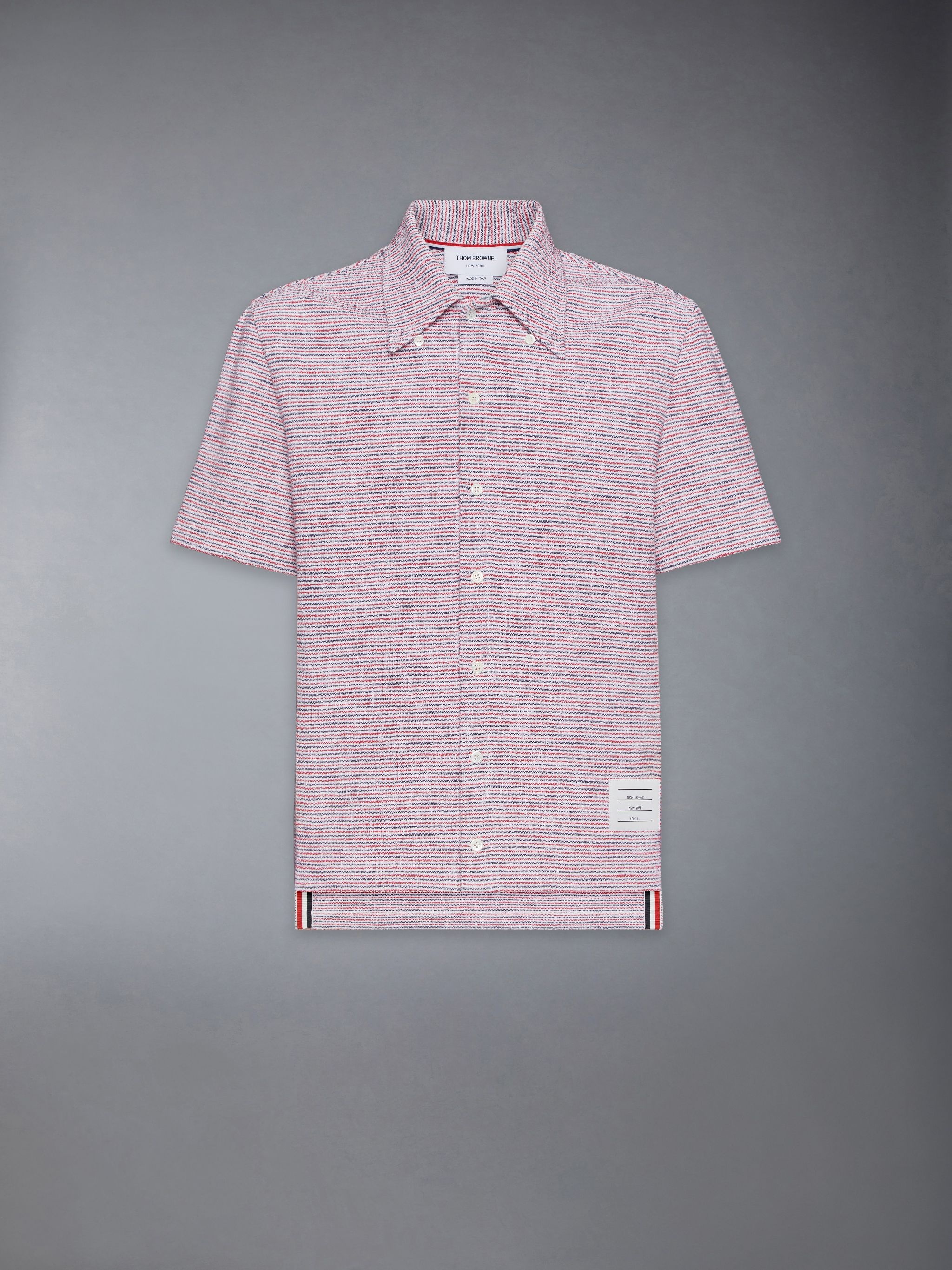 COTTON TWEED SHORT SLEEVE SHIRT - 6