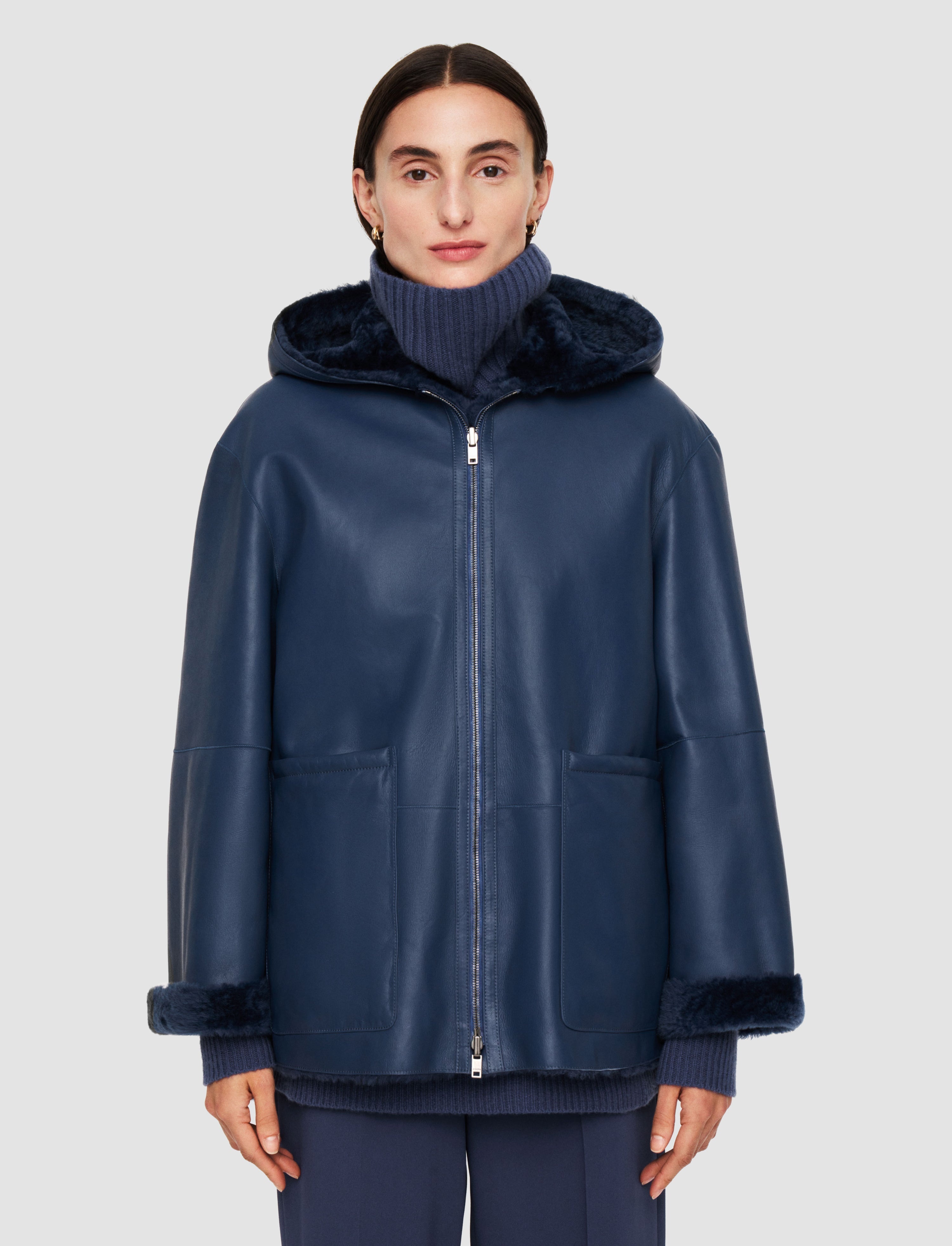 Cosser Reversible Shearling Coat - 3