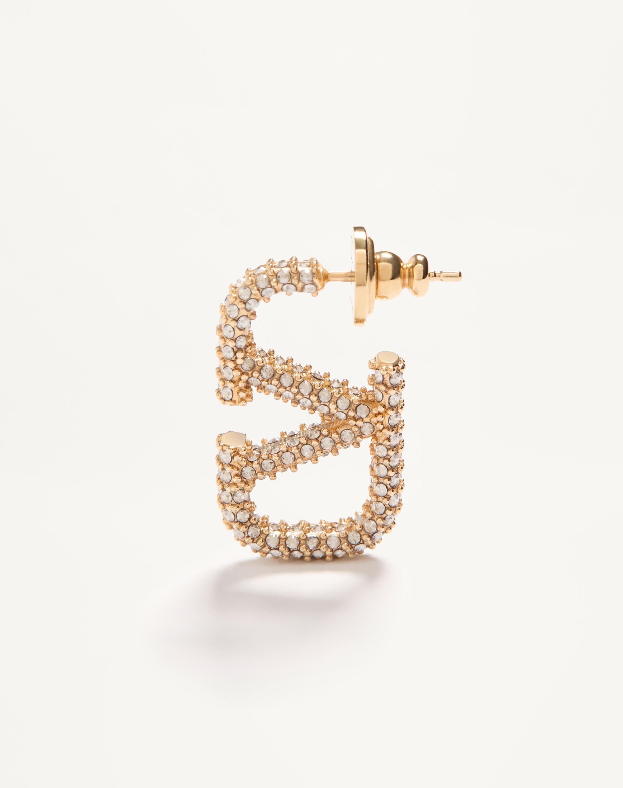 VLOGO SIGNATURE METAL EARRING - 2
