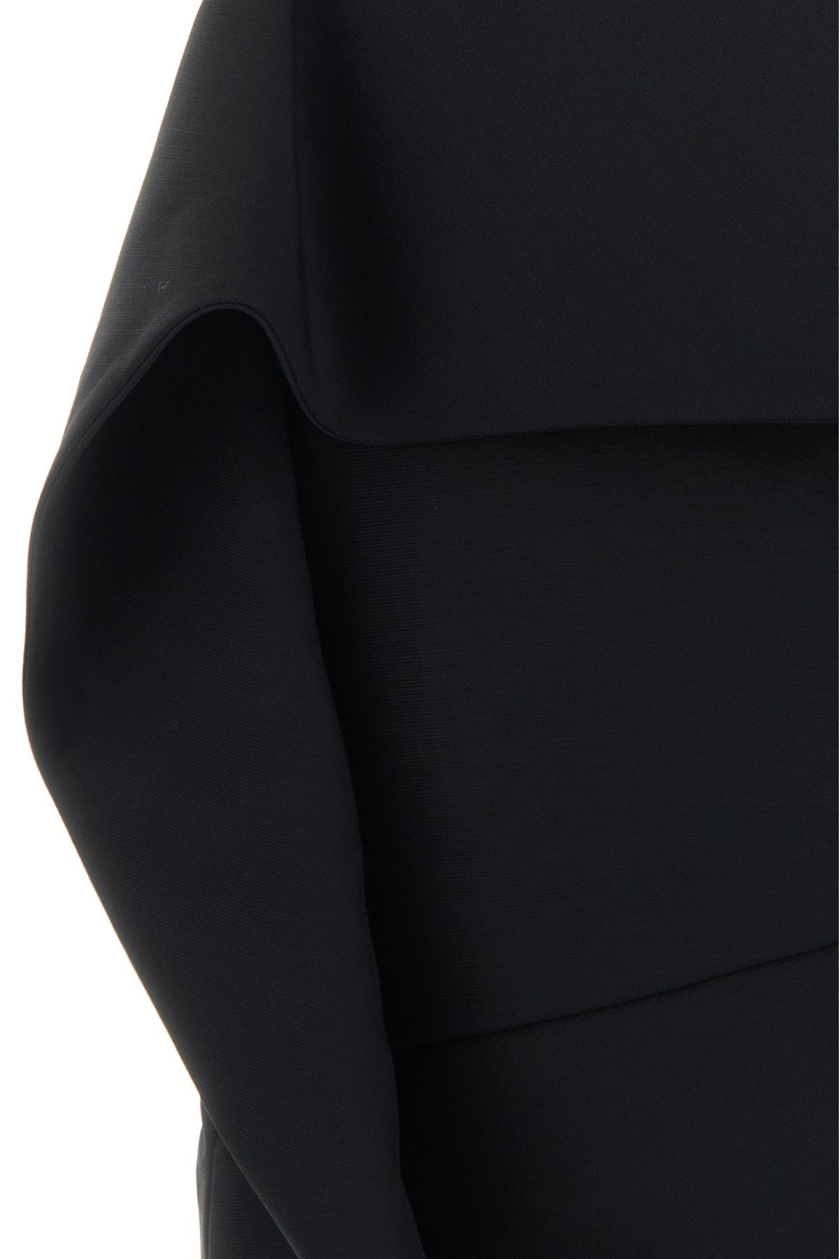 Black viscose blend mini skirt - 3