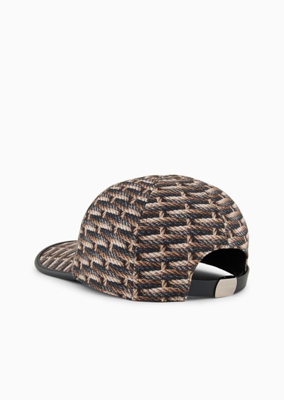 GIORGIO ARMANI Printed cotton baseball cap outlook