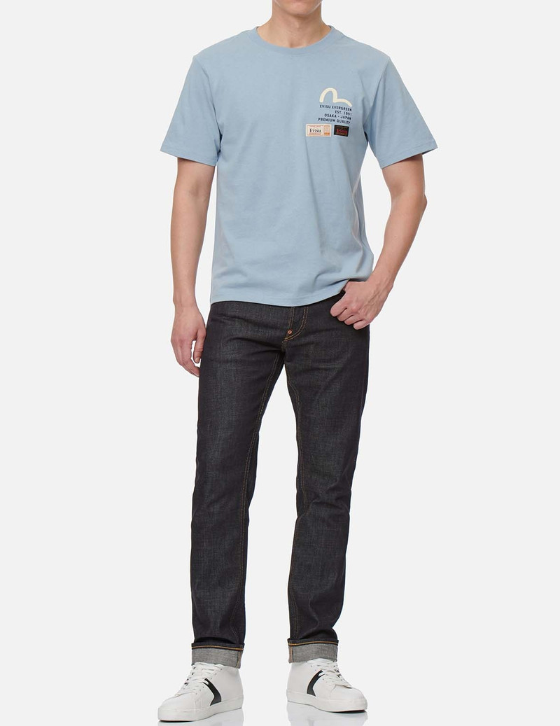 LABEL-PATTERN DAICOCK PRINT CARROT FIT JEANS #2017 4