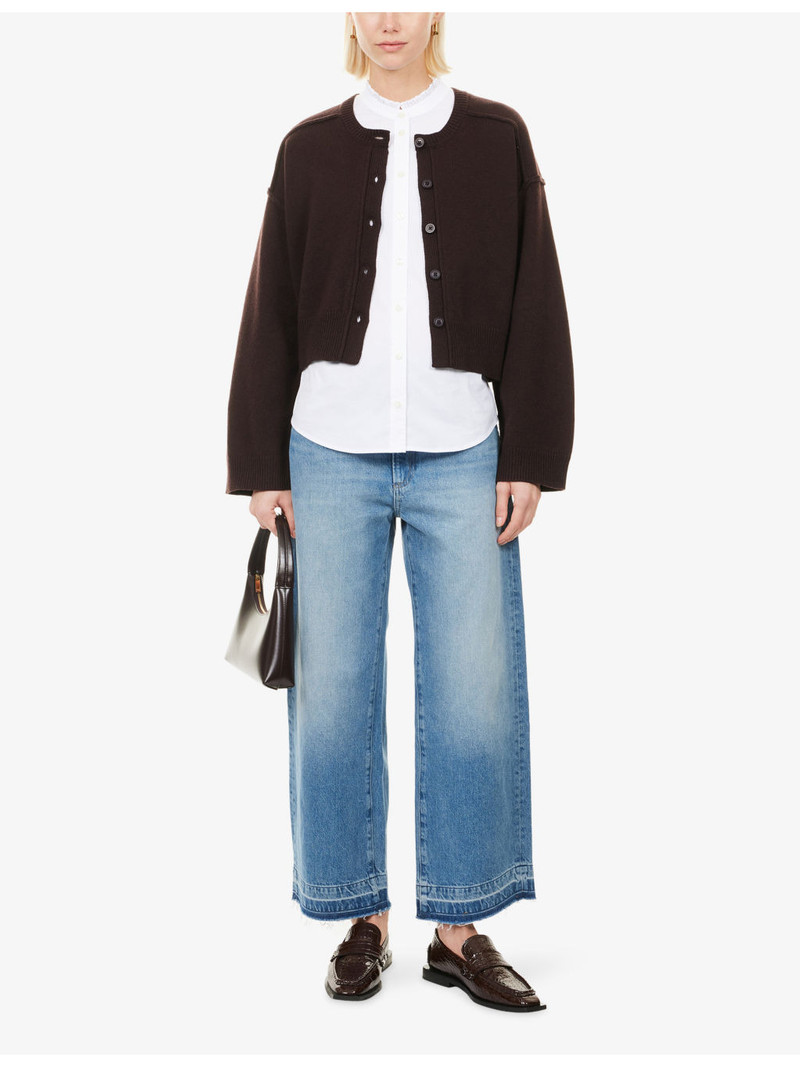 PAIGE Arellia Ankle Barrel-Leg Denim Jeans outlook