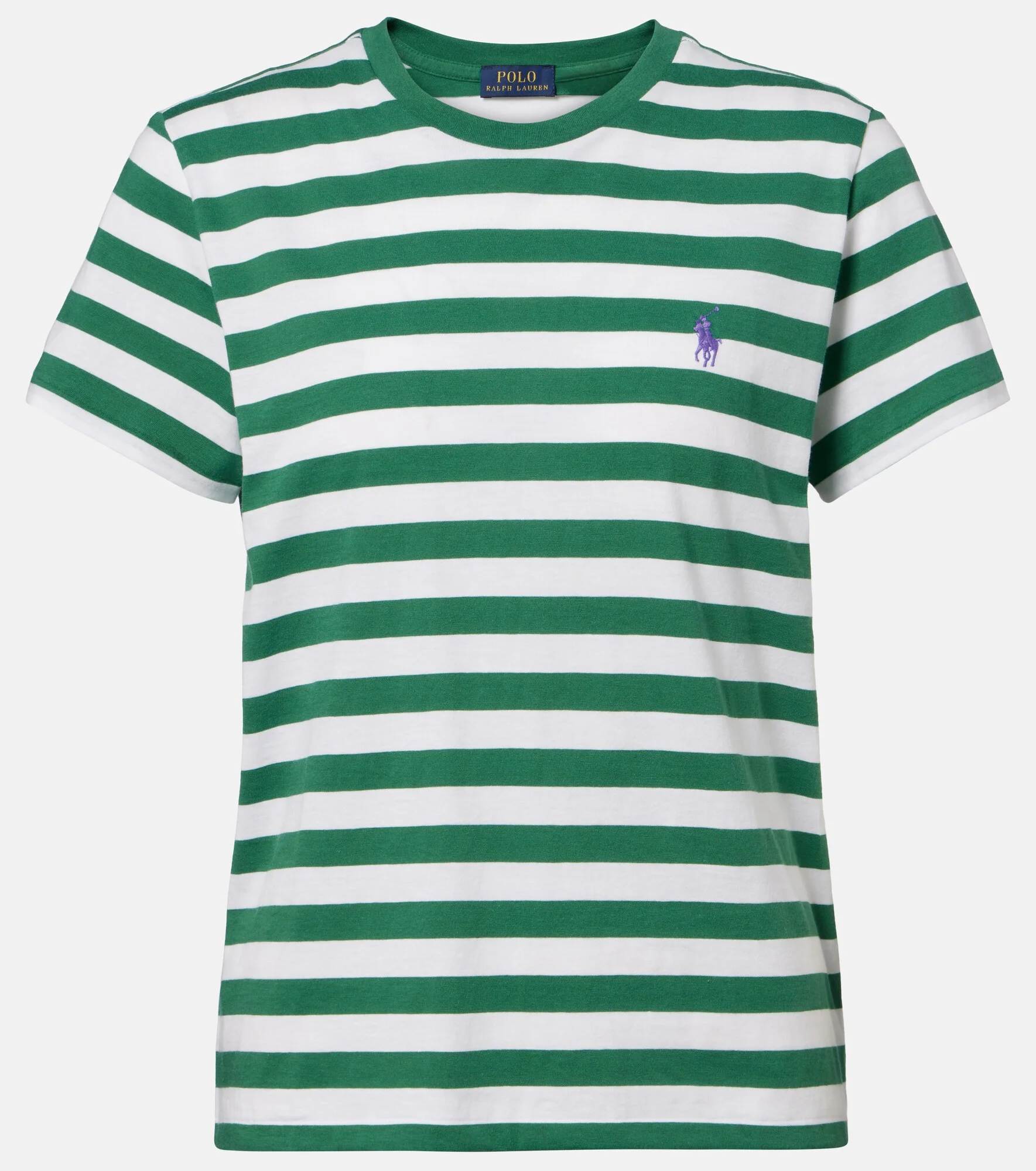 Logo striped cotton jersey T-shirt - 1