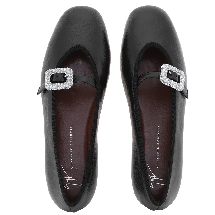 Giuseppe Zanotti Georgia Buckle Mary Jane Ballet Flats - 3