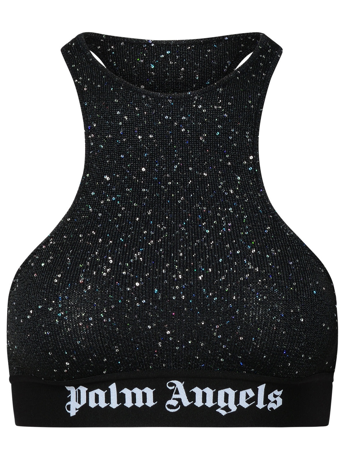 PALM ANGELS Woman Soire Top In Black Viscose Blend - 1