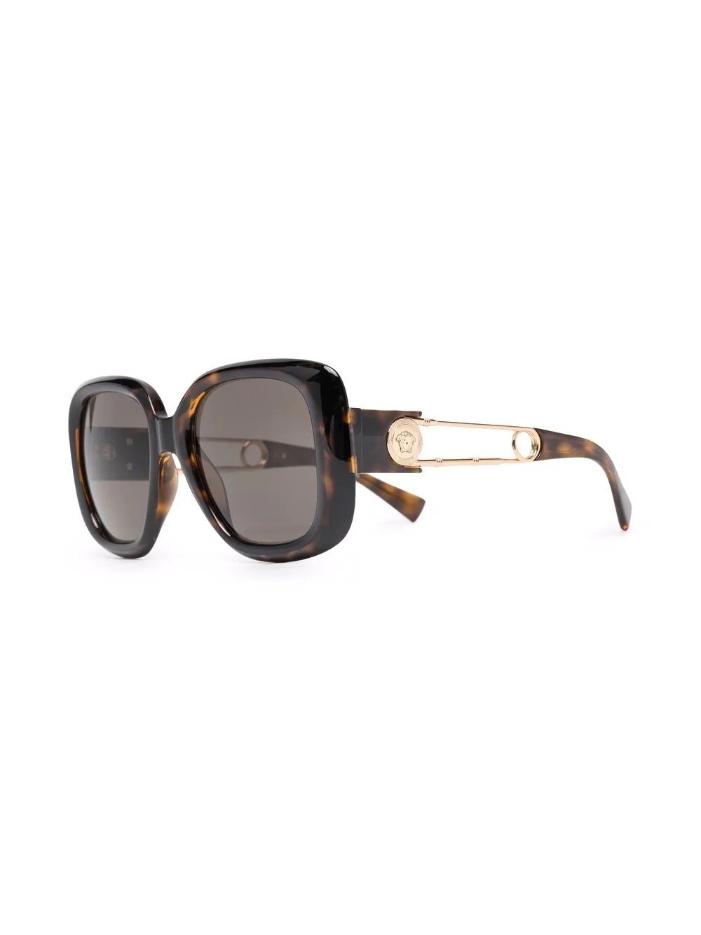 tortoiseshell oversize-frame sunglasses - 2