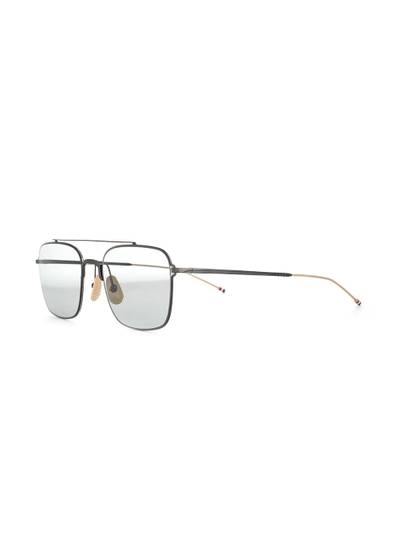 Thom Browne TB120 pilot-frame sunglasses outlook