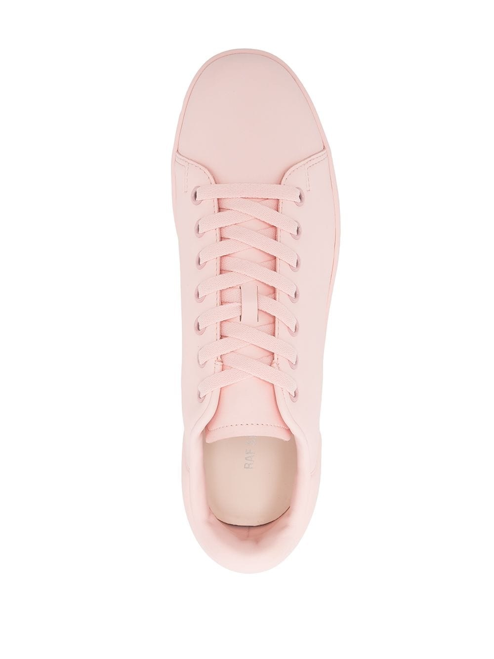 leather lace-up sneakers - 4