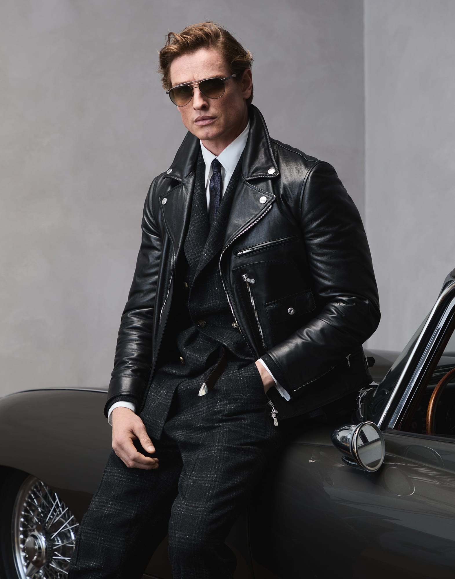 Sartorial Sunset titanium sunglasses - 4