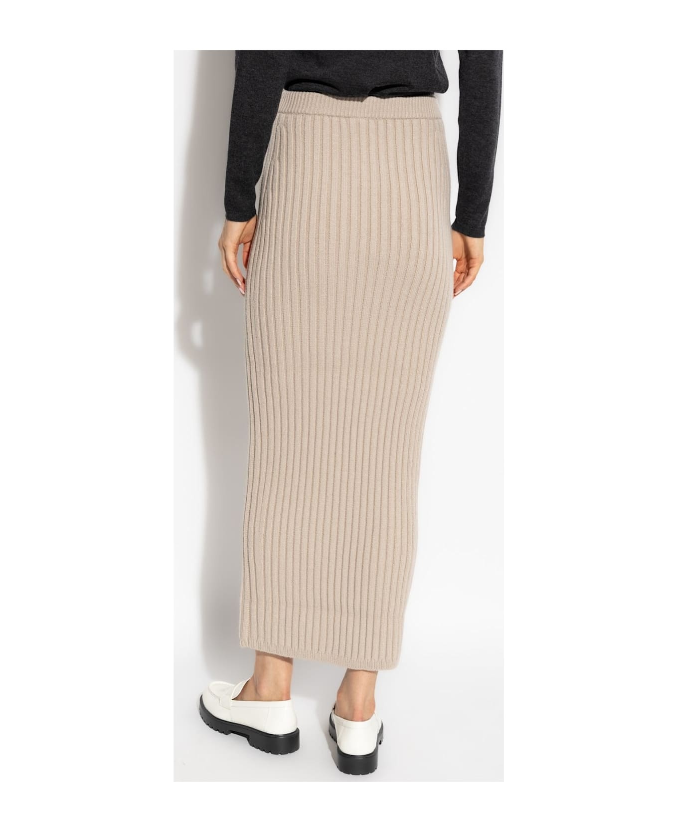 Seta High Waist Ribbed-knit Skirt Max Mara - 3