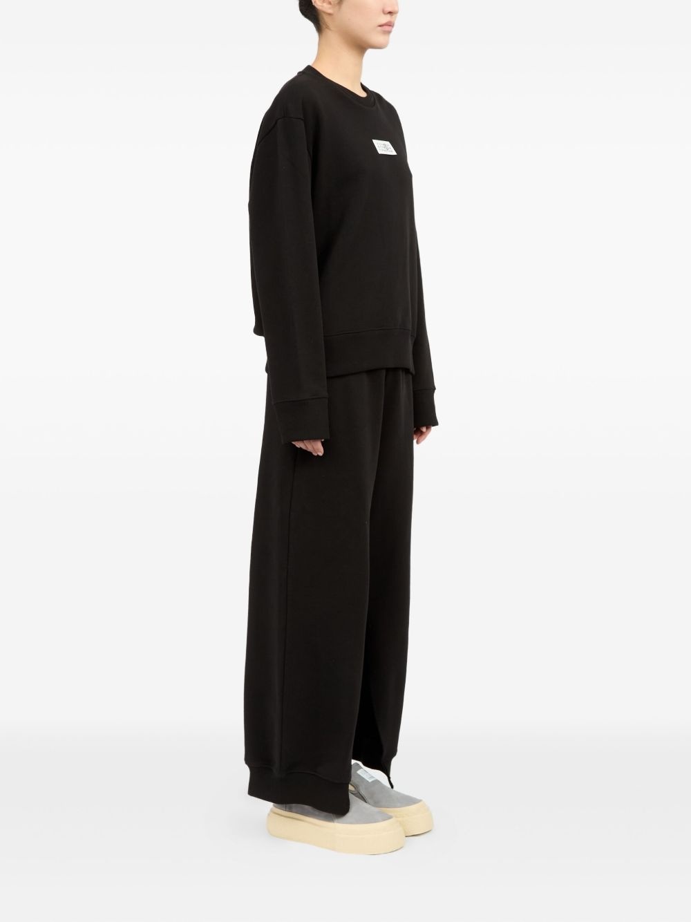 Numbers-appliqué sweatshirt - 3