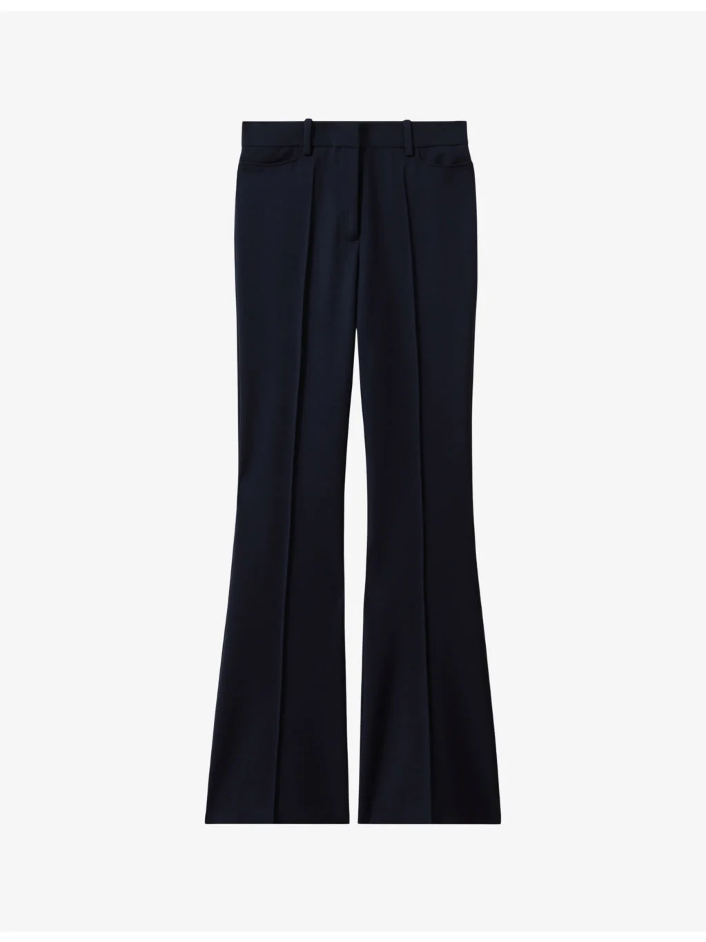 Gabi flared-leg mid-rise stretch-woven trousers - 1