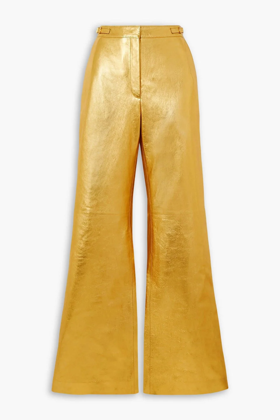 Vesta metallic leather wide-leg pants - 1