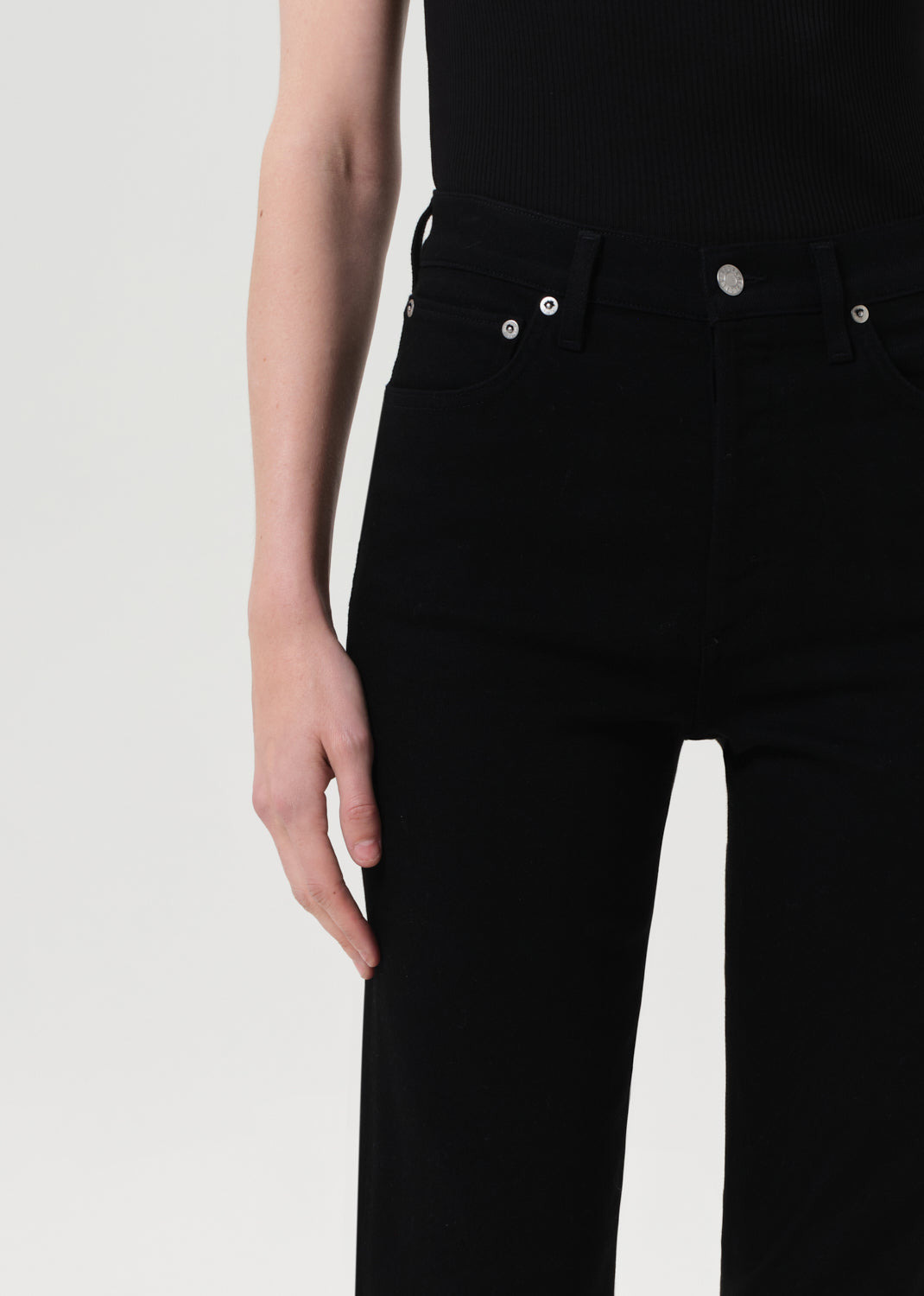 90'S PINCH WAIST HIGH RISE STRAIGHT LONG (COMFORT STRETCH) IN COVER - 7