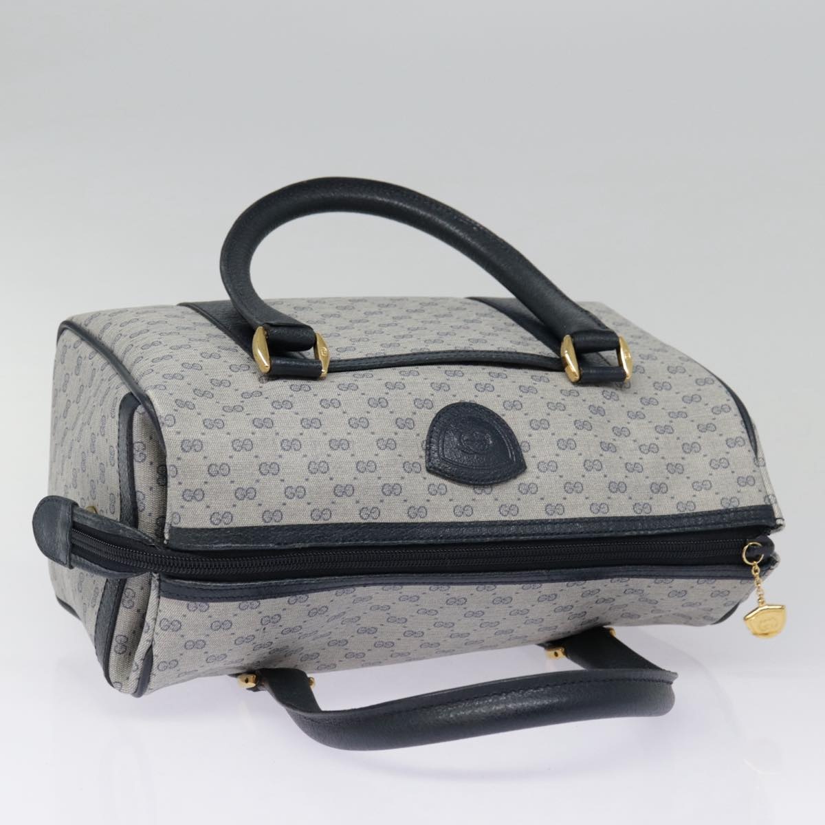 GUCCI Micro GG Supreme Hand Bag Pvc Navy Gold 000 40 000 40 - 7