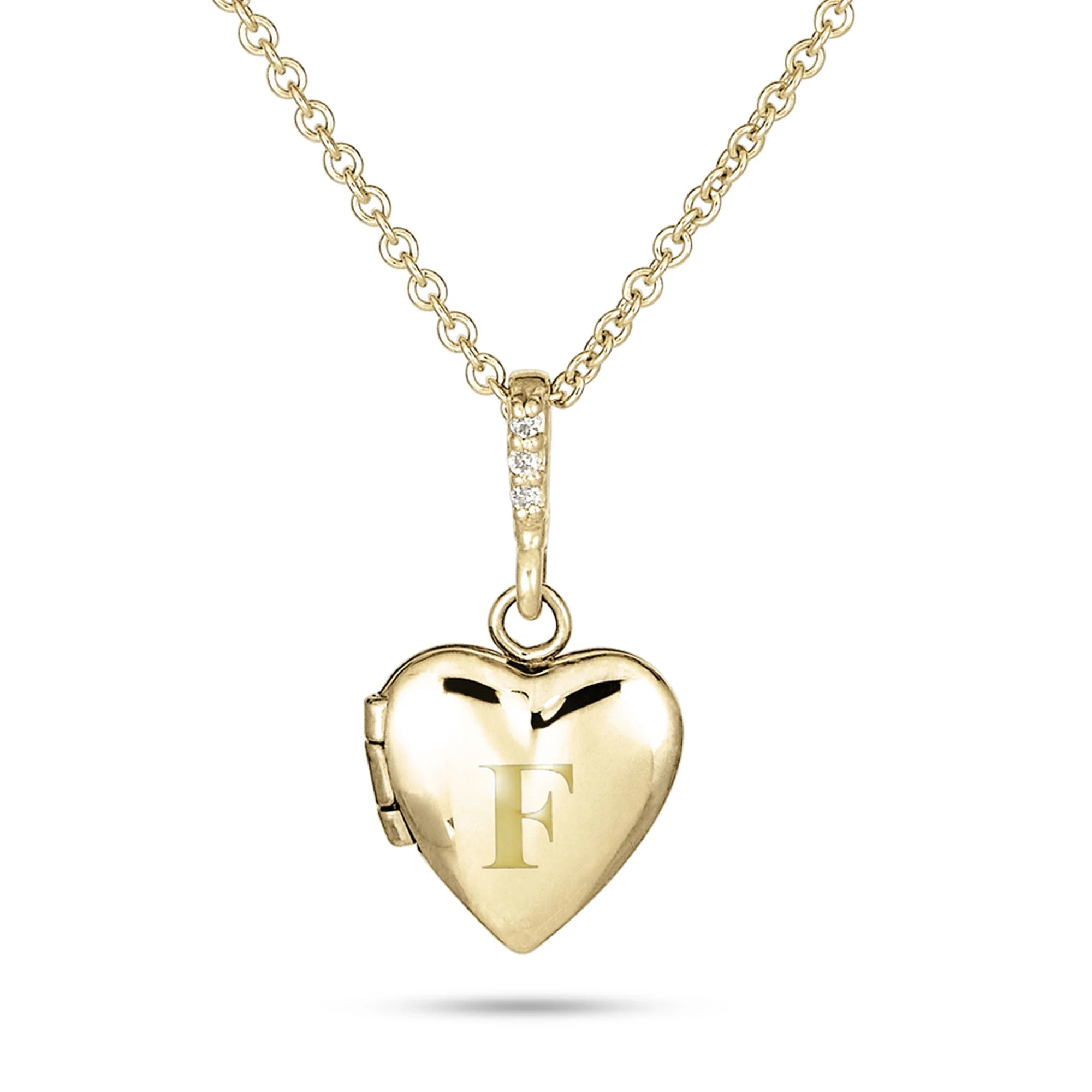 Diamond Sweetheart Locket - 1