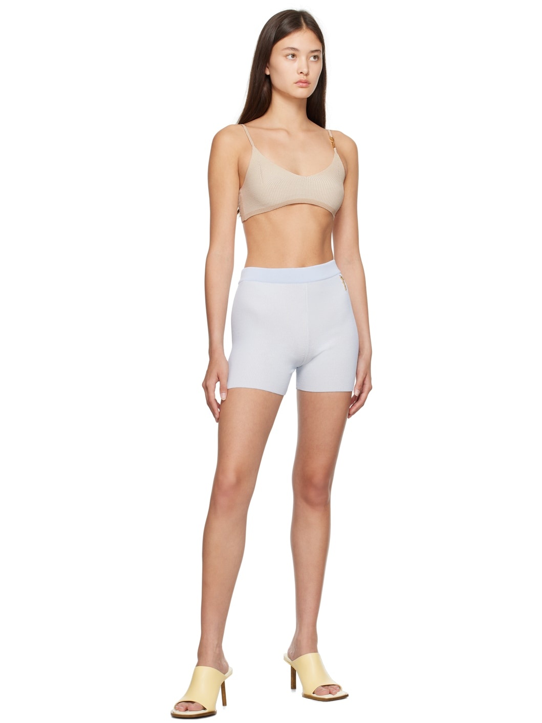 Beige Le Raphia 'Le Bandeau Pralu' Tank Top - 4