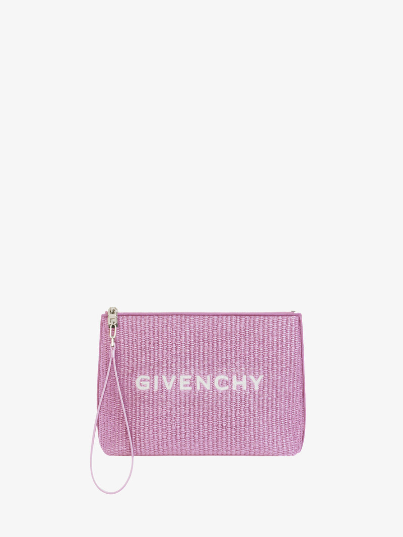 GIVENCHY TRAVEL POUCH IN RAFFIA 1
