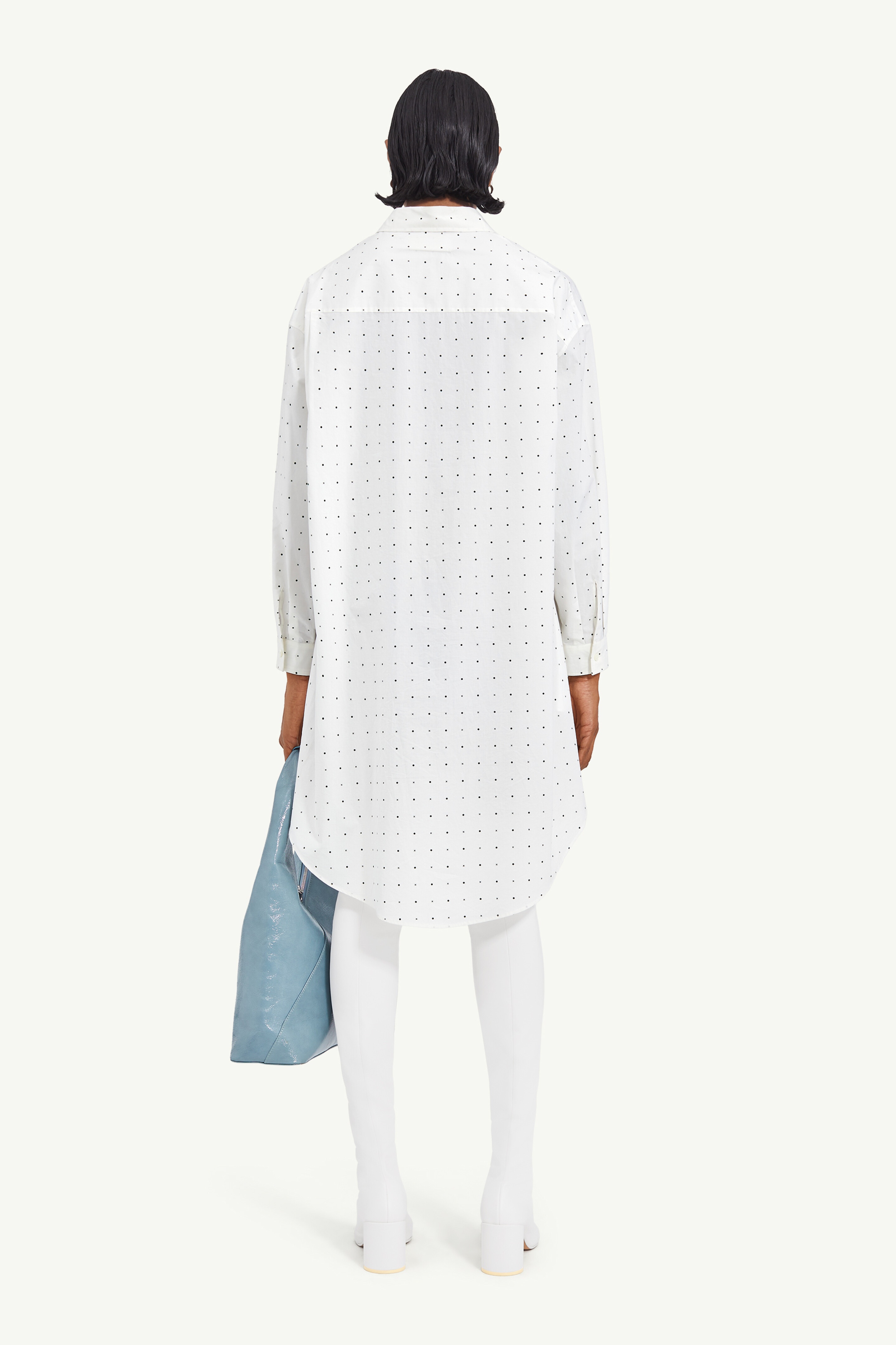 Print shirt dress - 4