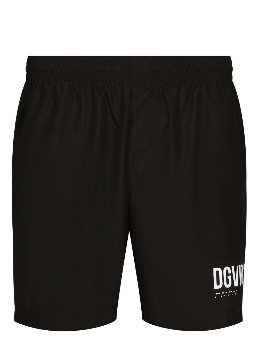 logo-print swim shorts - 1