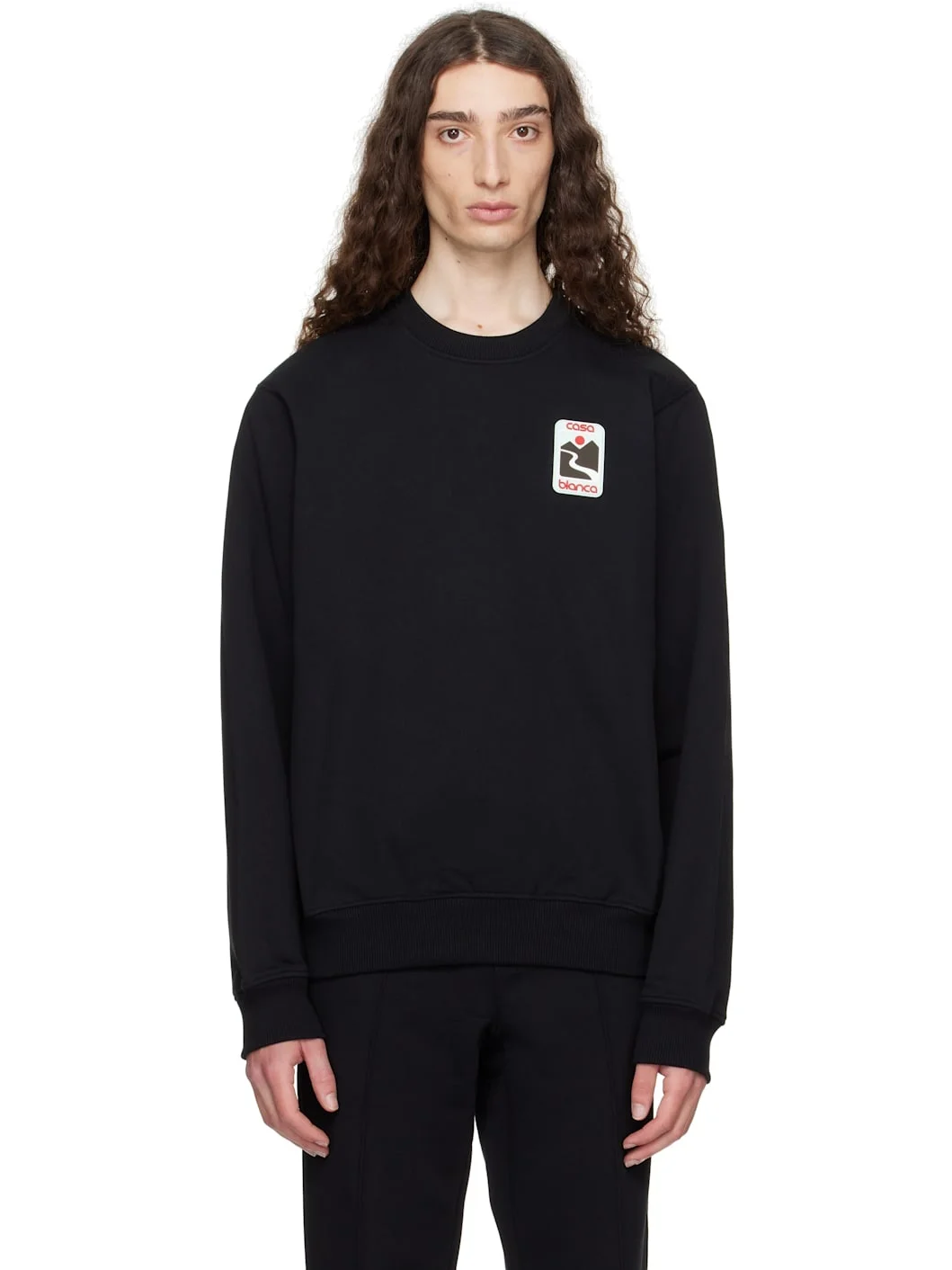 Black Sunset Valley Sweatshirt - 1