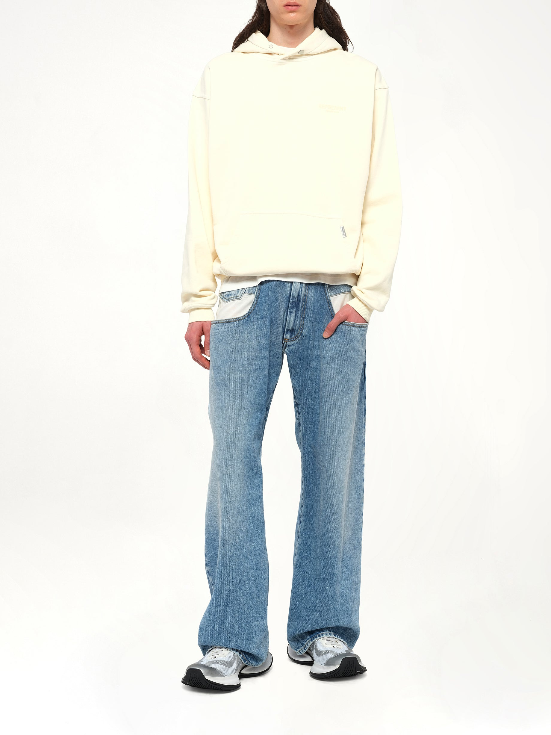 Represent Owners Club Hoodie in Buttercream - 4