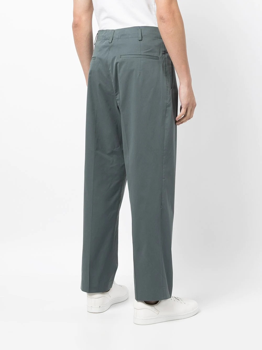 mid-rise straight trousers - 4