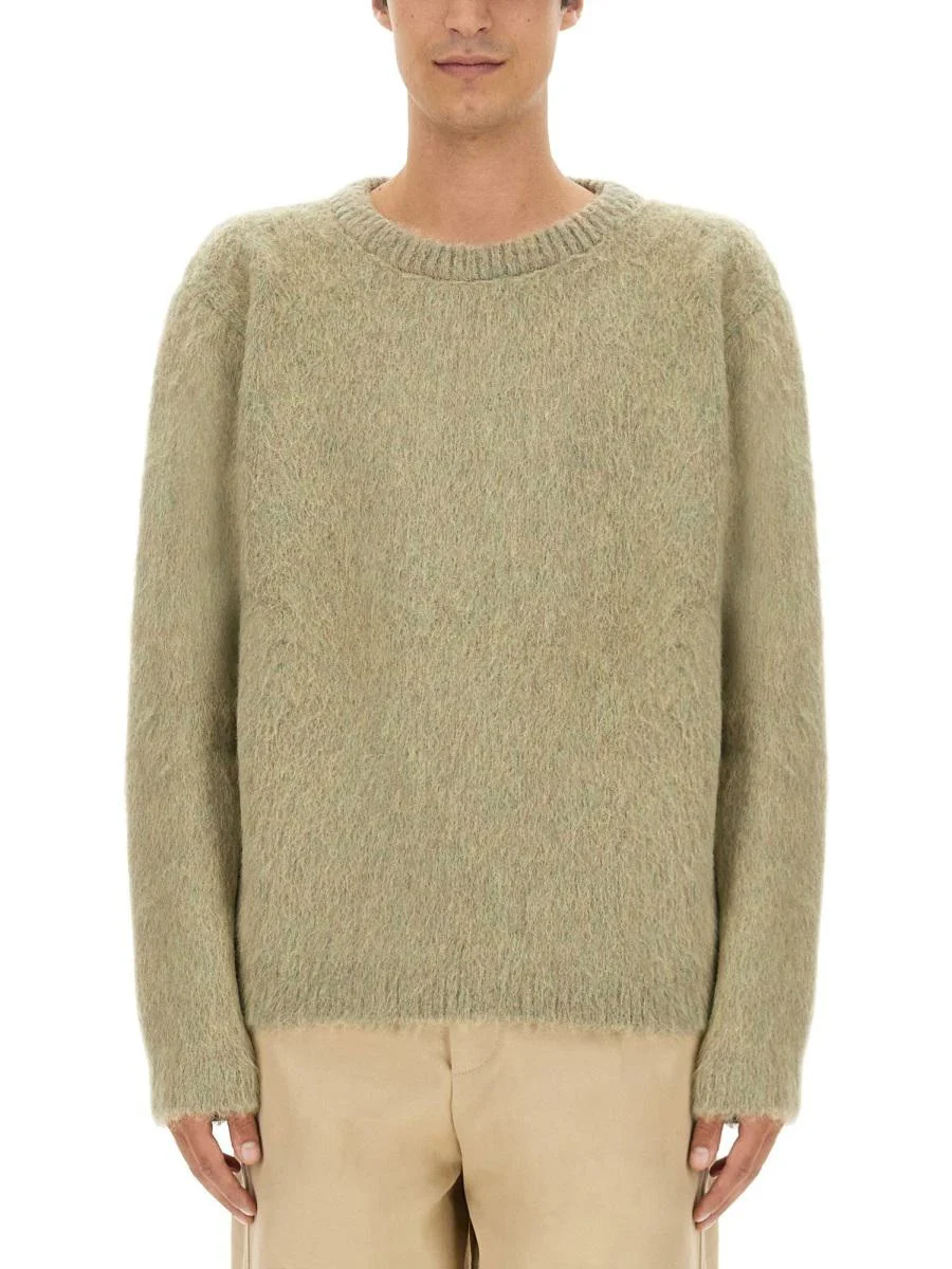 LEMAIRE BRUSHED WOOL SWEATER - 1