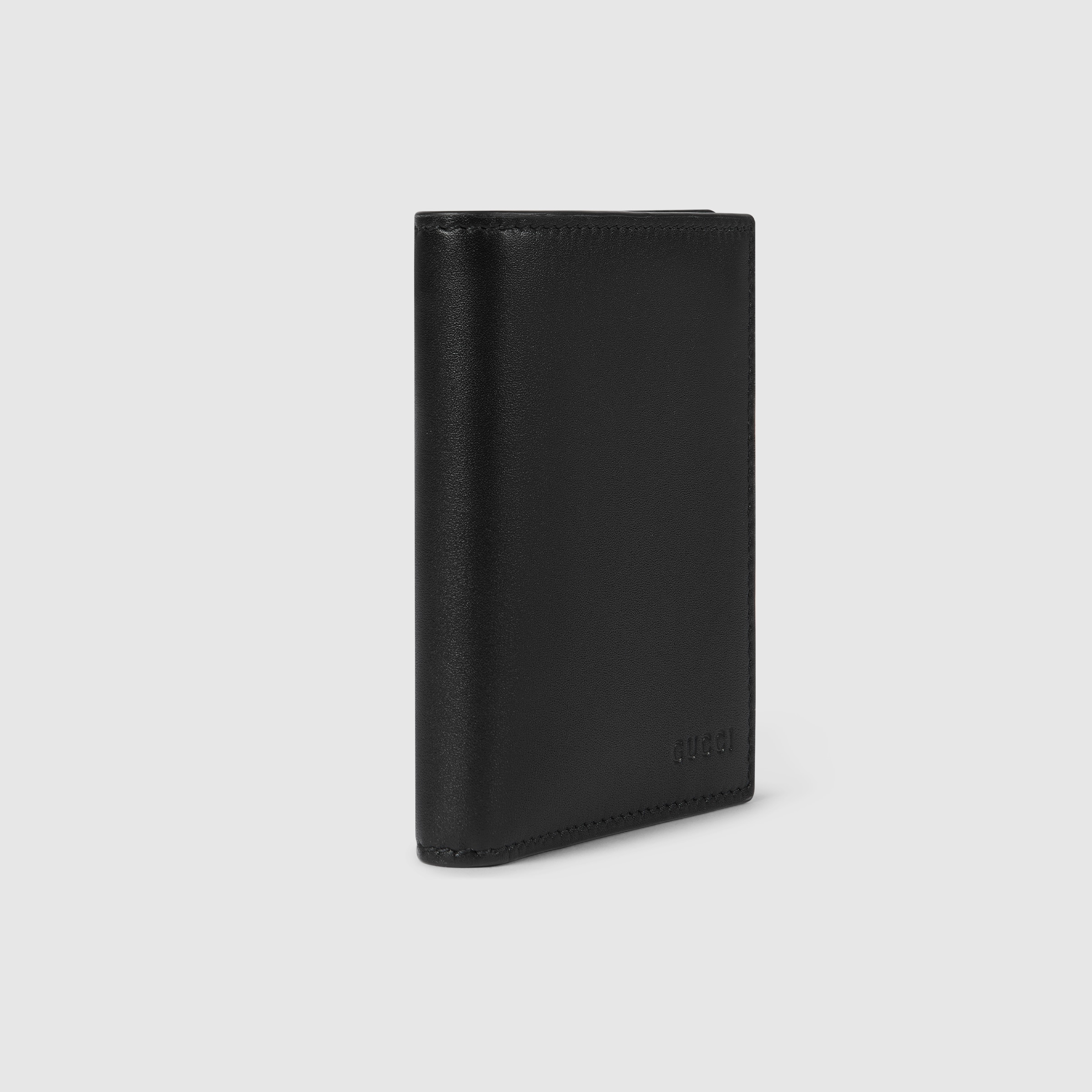 GG Emblem bi-fold embossed wallet - 3