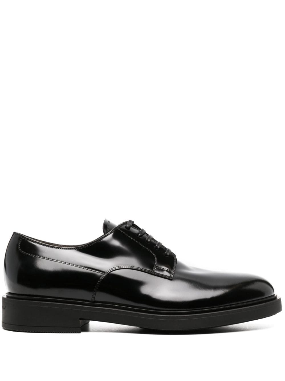 polished-finish oxford shoes - 1