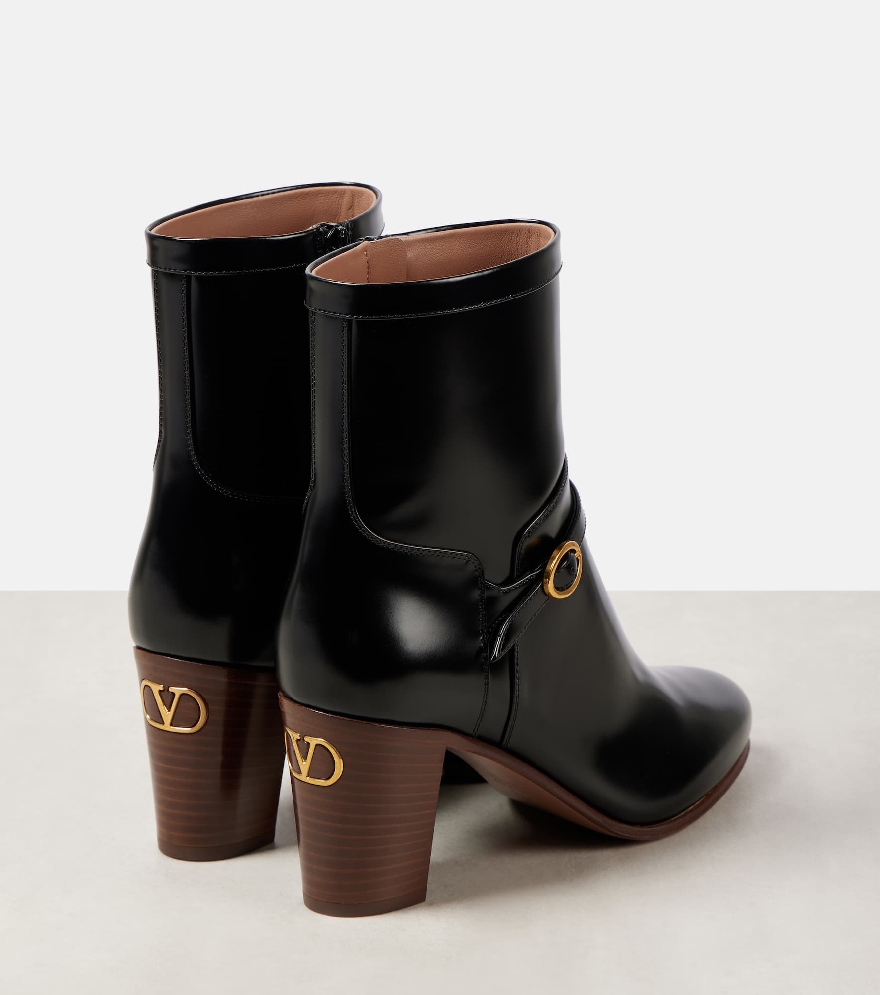 Pattie 75 leather ankle boots - 2