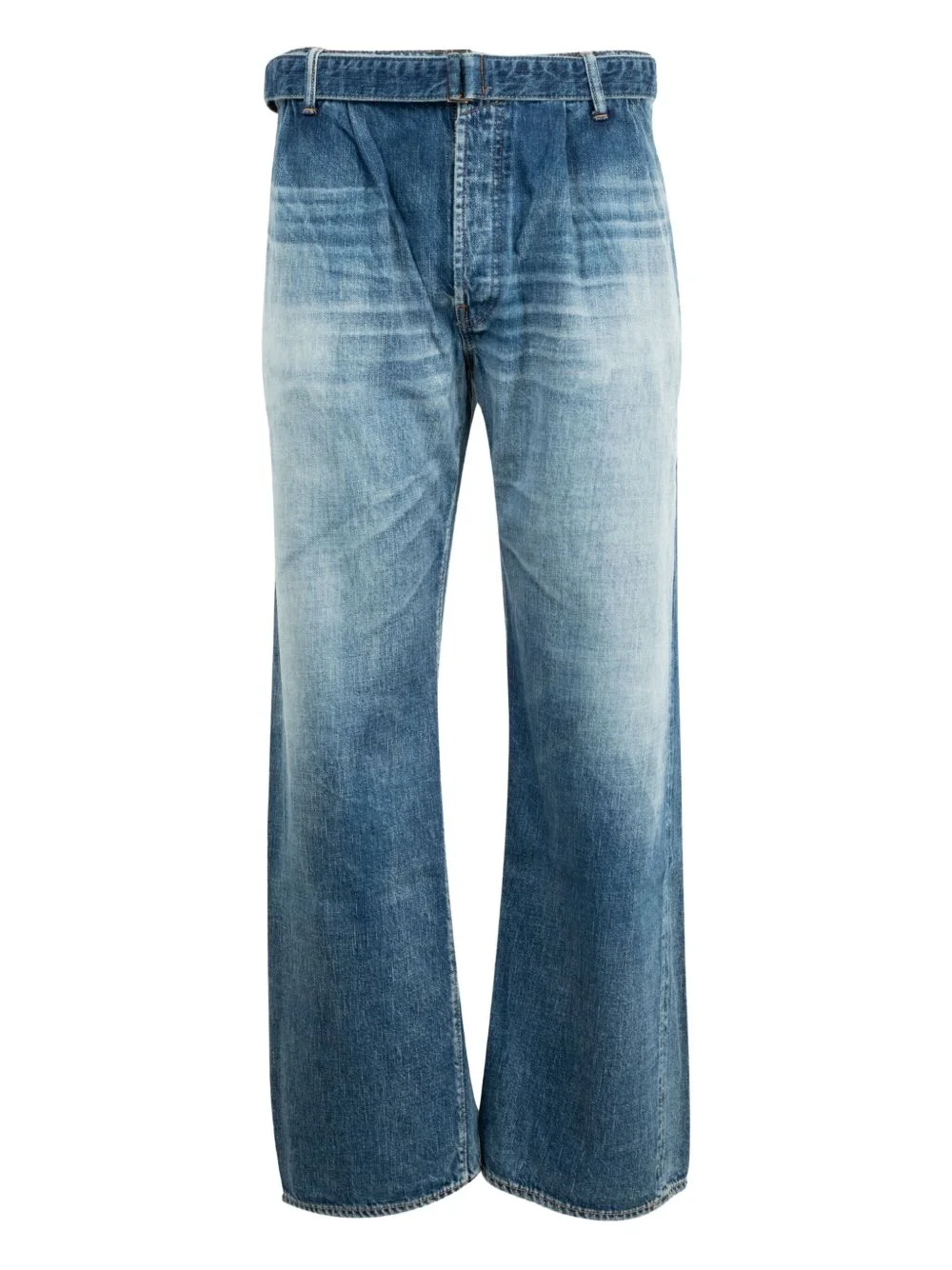 four-pocket wide-leg jeans - 1