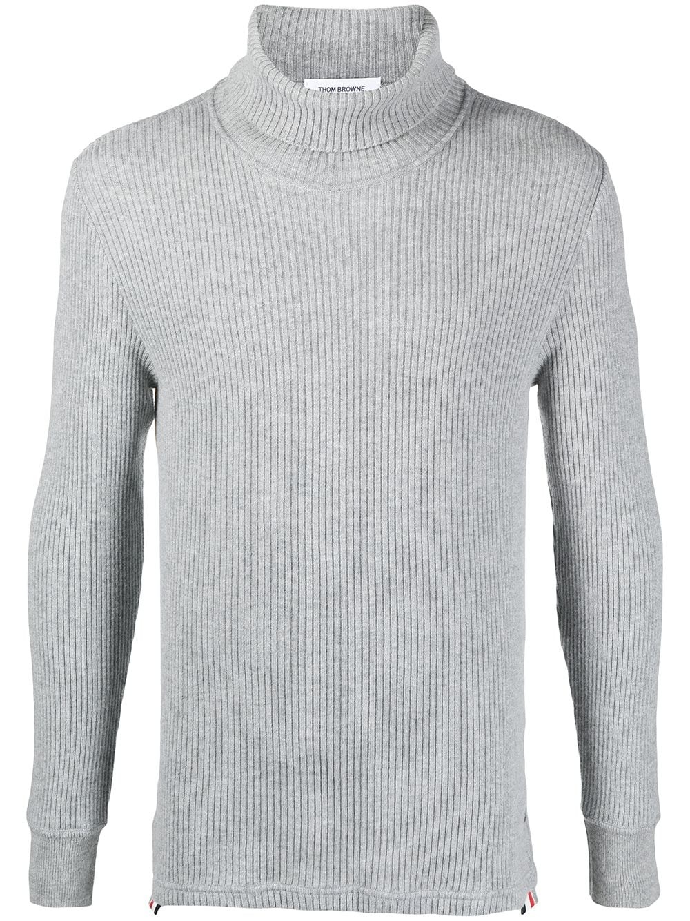 ribbed roll-neck jumper - 1