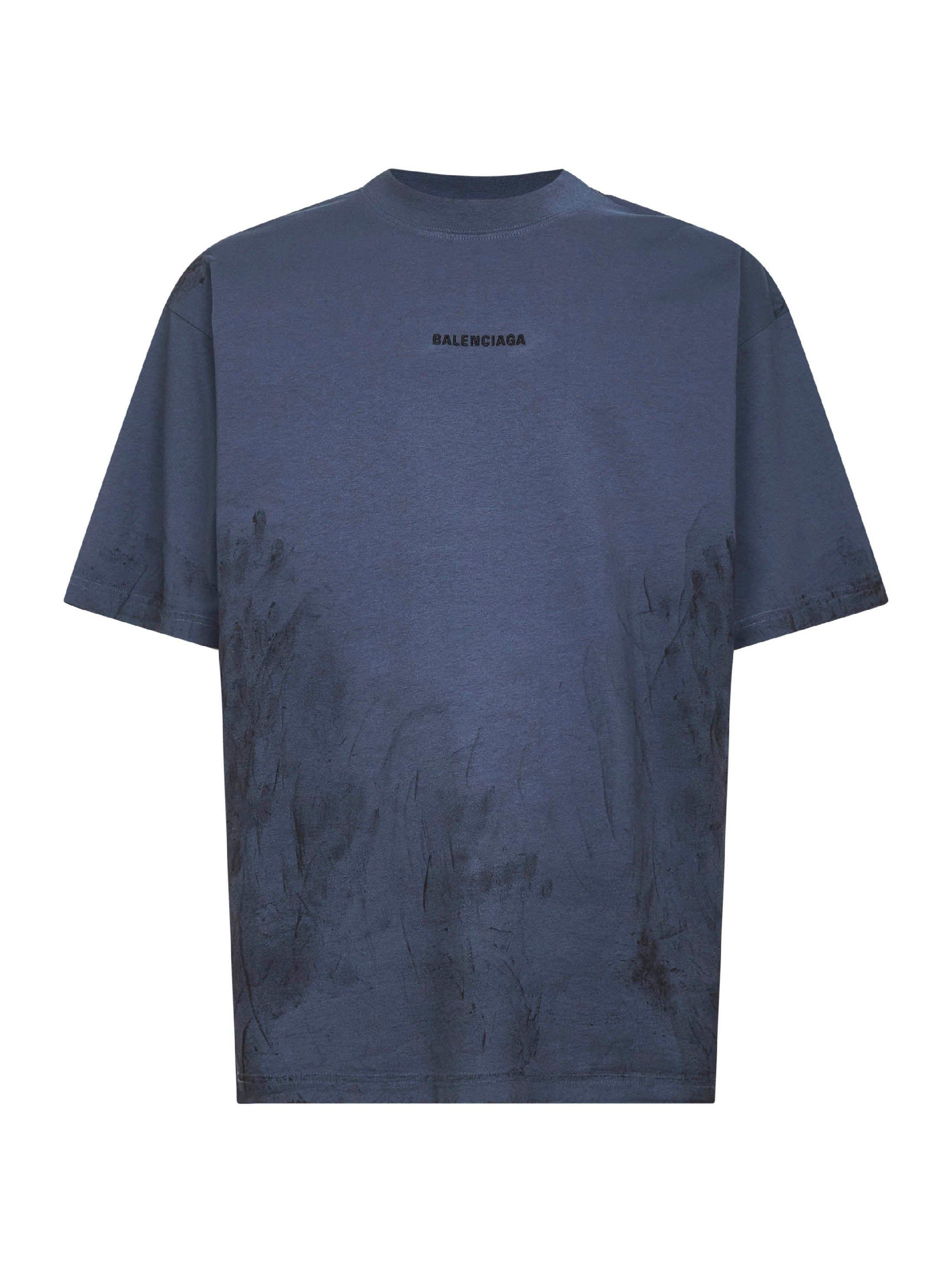 Balenciaga Men Balenciaga Back Medium Fit T-Shirt - 1