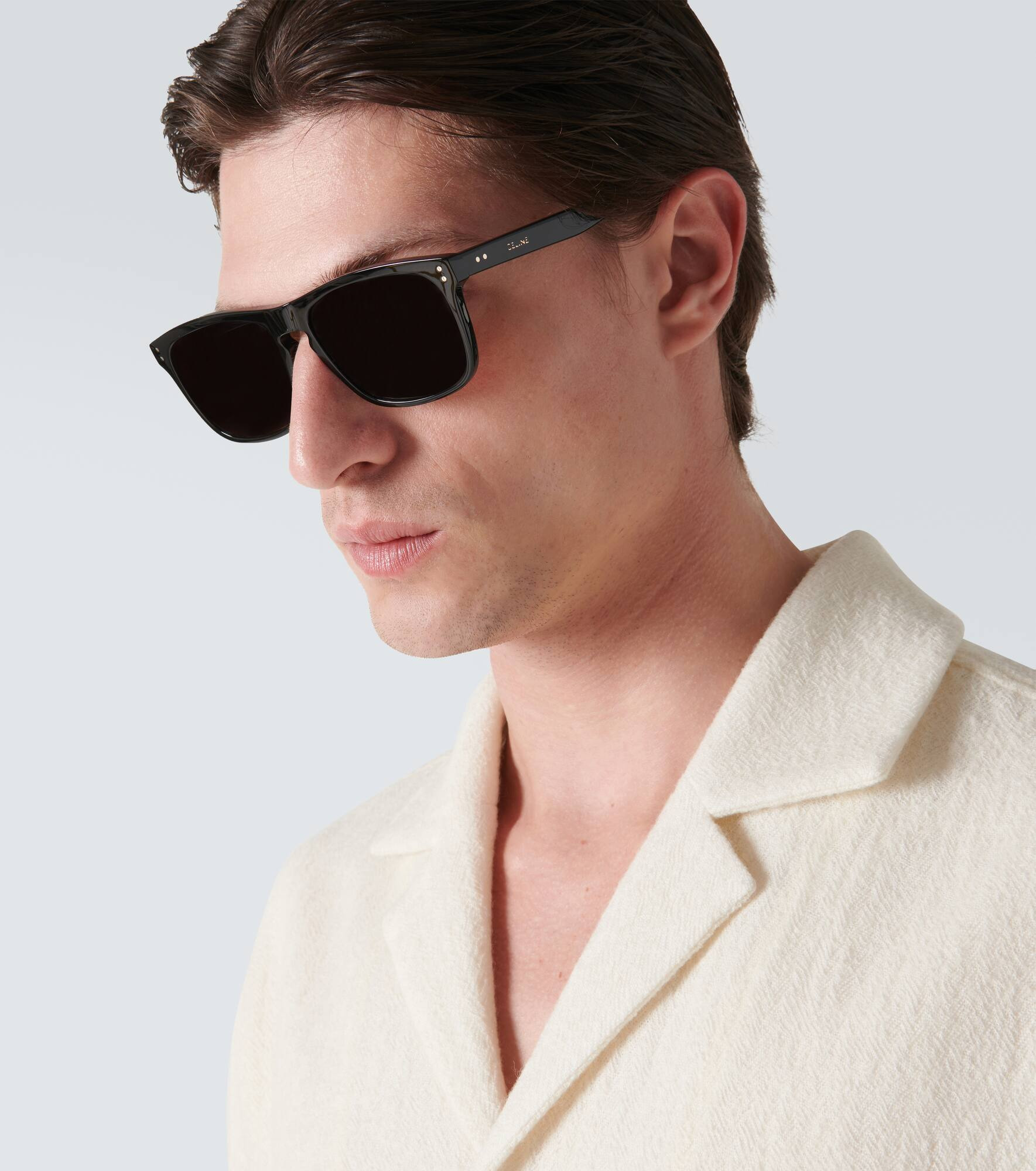 Square-frame acetate sunglasses - 3