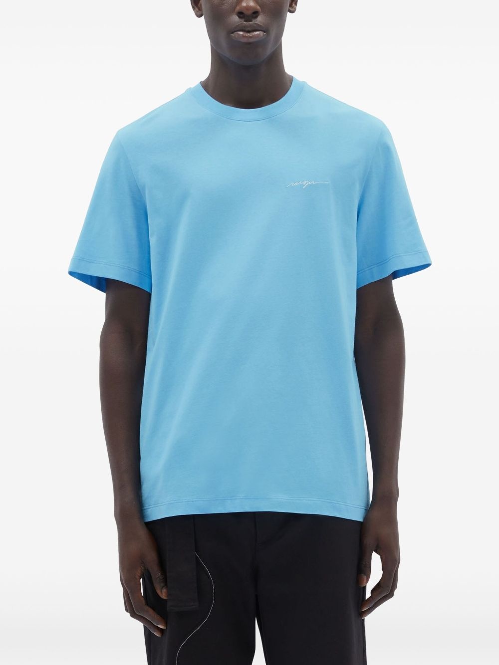 logo-embroidered T-shirt - 2