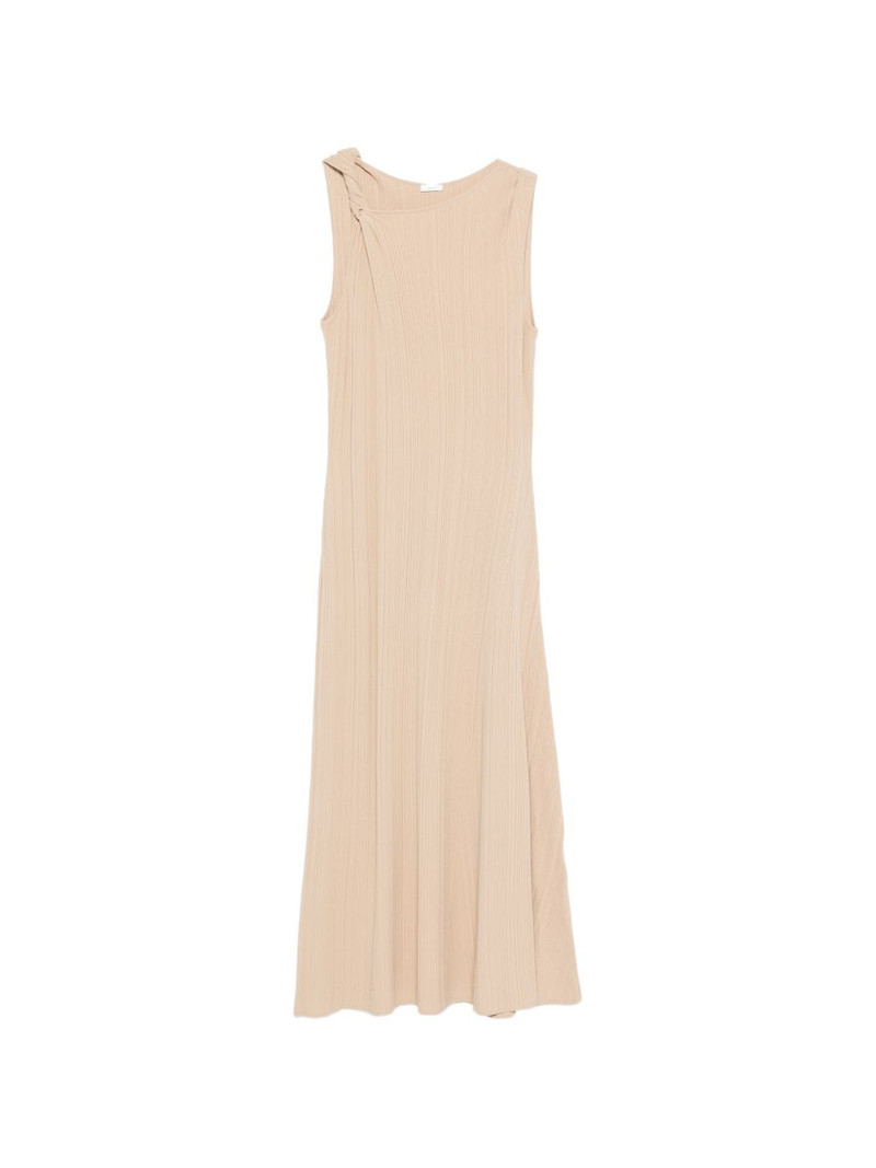 Arty plissé knit midi dress 1