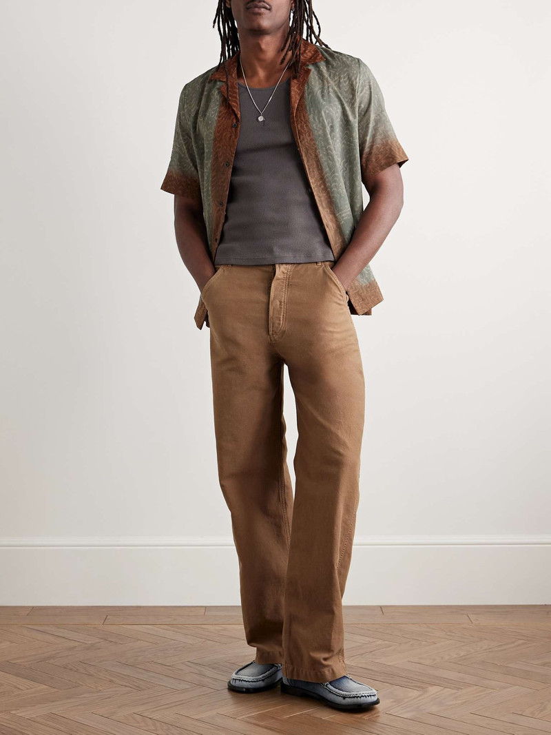 Dries Van Noten Camp-Collar Printed Cotton-Voile Shirt outlook