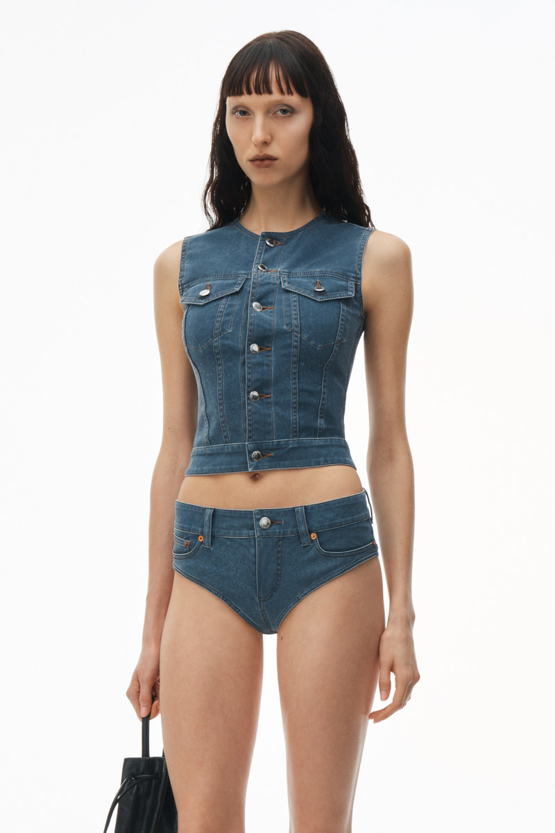 Vest in Denim Trompe-L'oeil 6