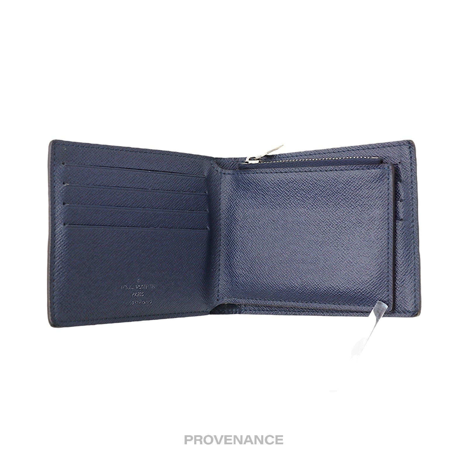 Louis Vuitton Amerigo Wallet - Navy Blue Taiga Leather - 10
