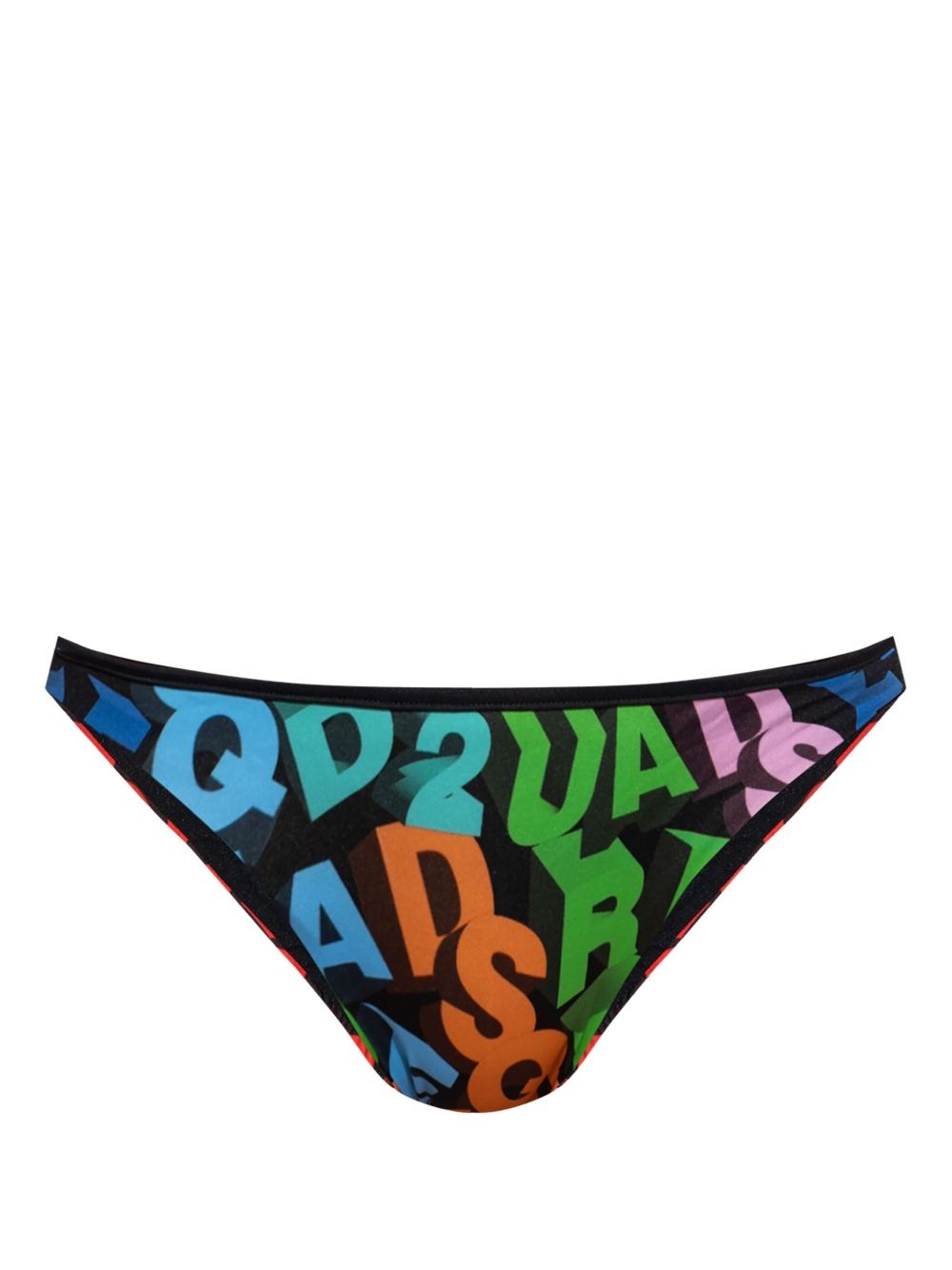 logo-print bikini bottoms - 1