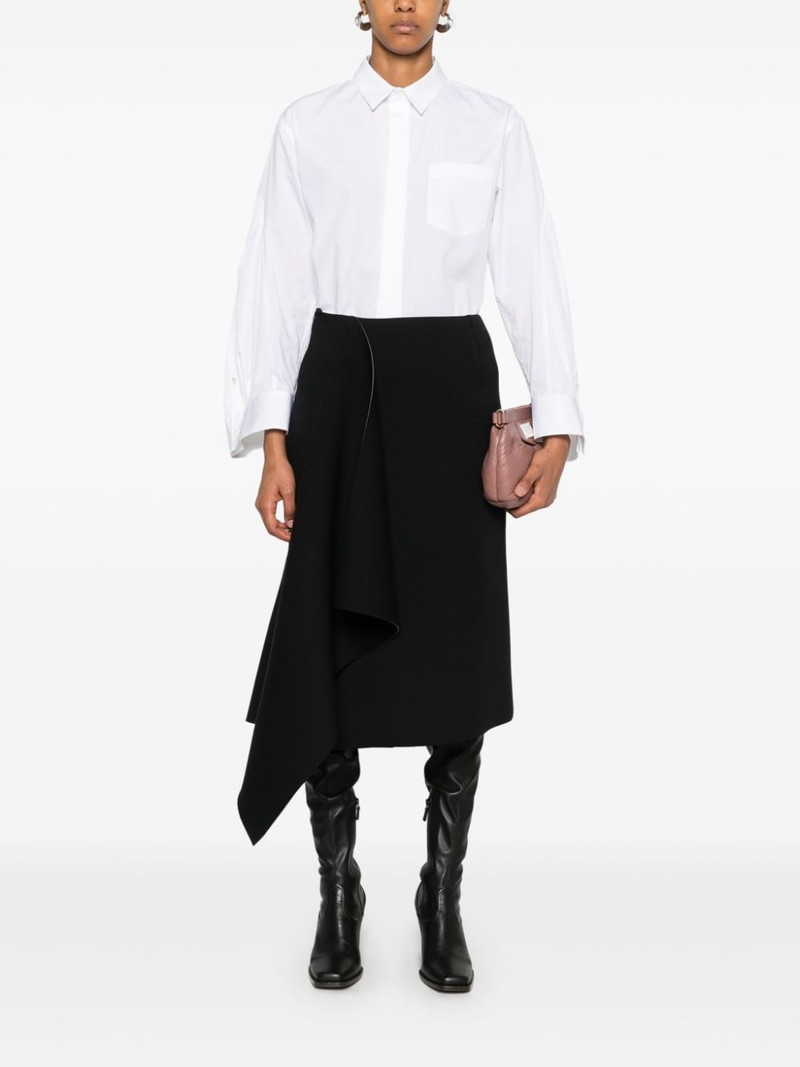 sacai button-up shirt outlook