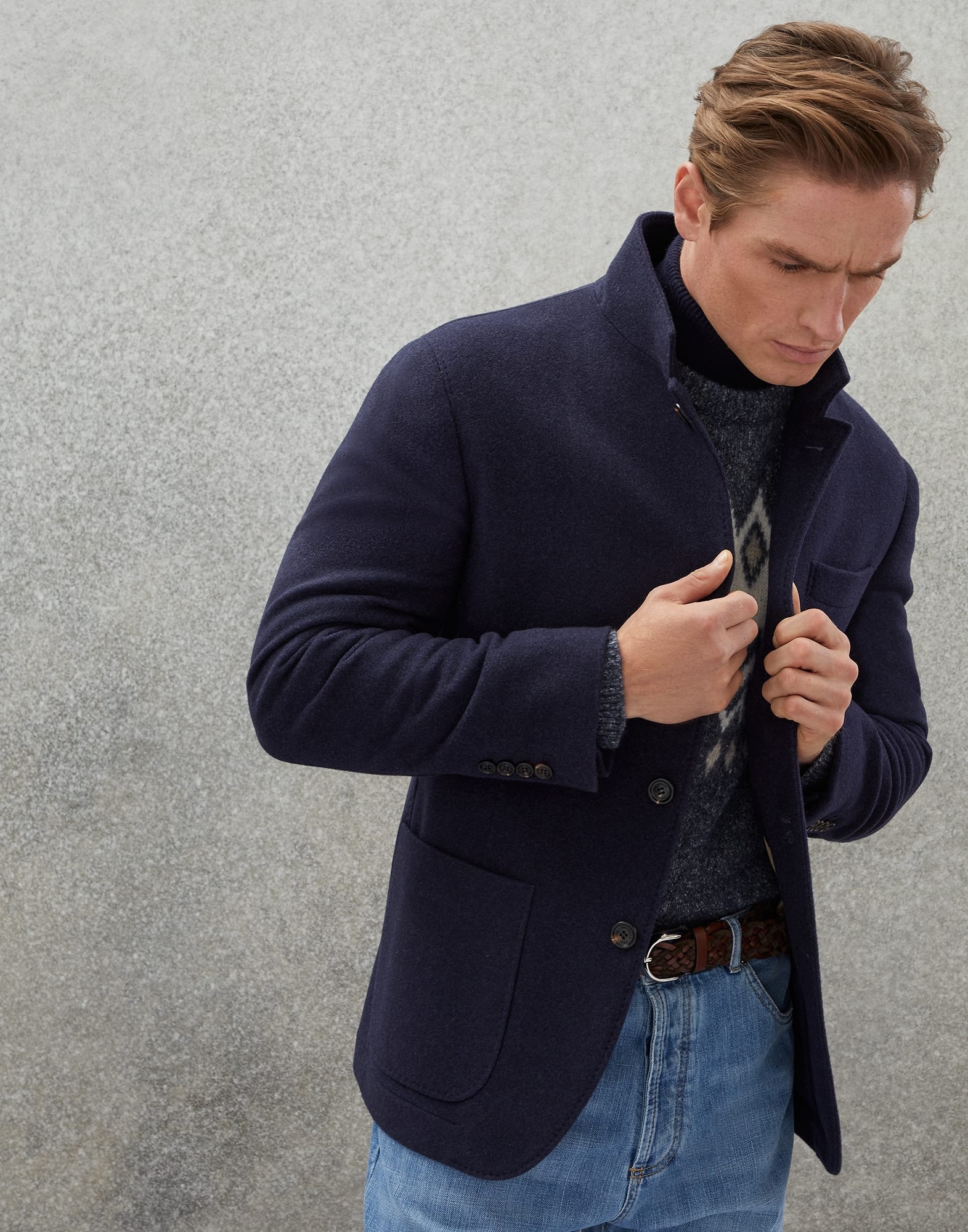 Water-resistant lightweight cashmere jacket-style outerwear - 4